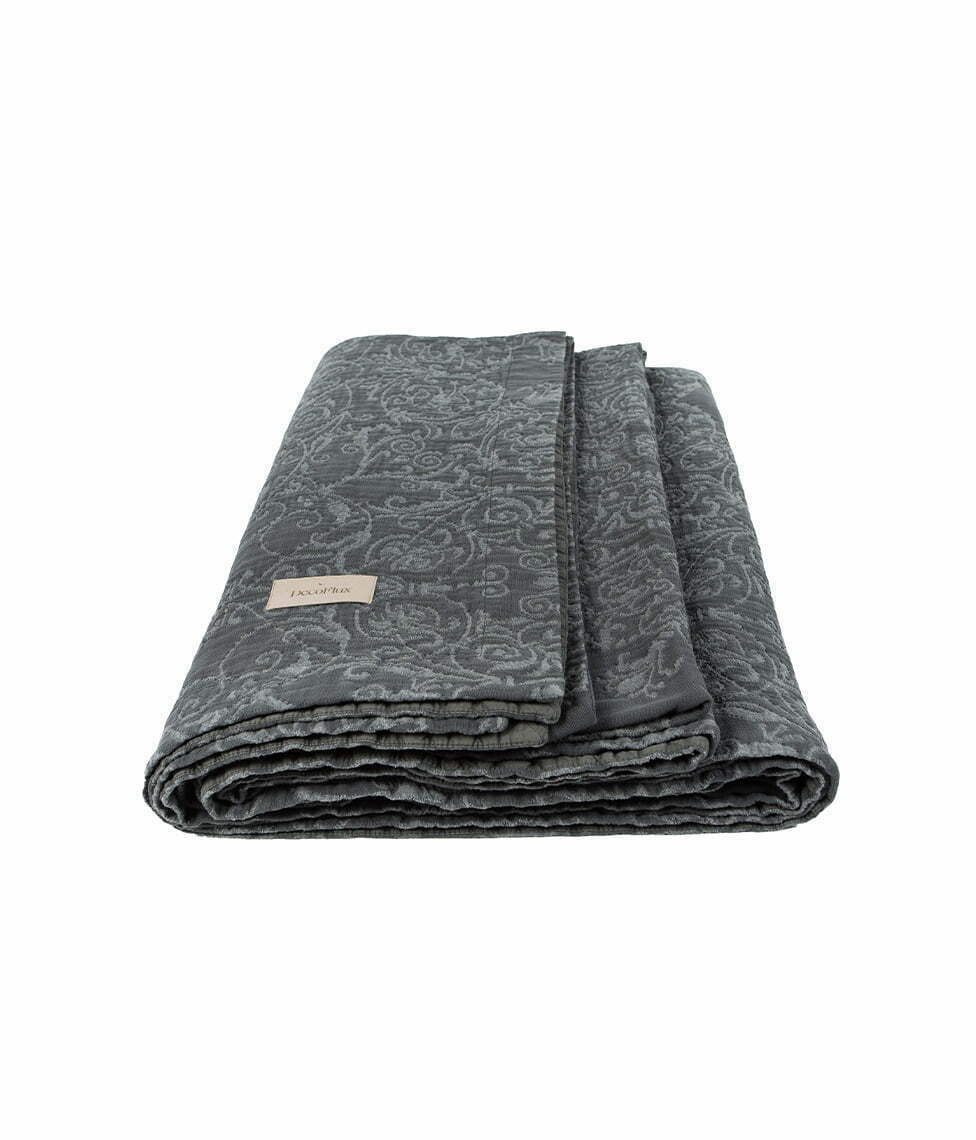 Medvilninė lovatiesė Versailles Anthracite (antracito)