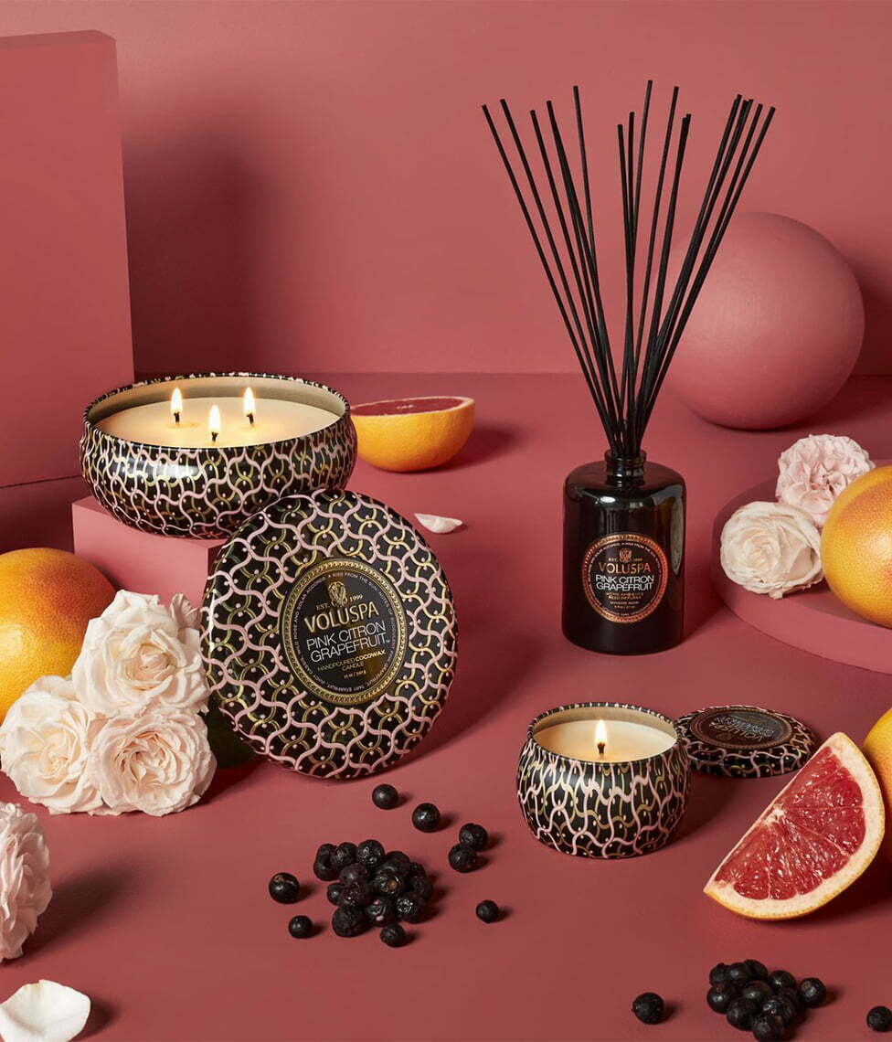 Voluspa namų kvapas Pink Citron Grapefruit, 2 nuotrauka