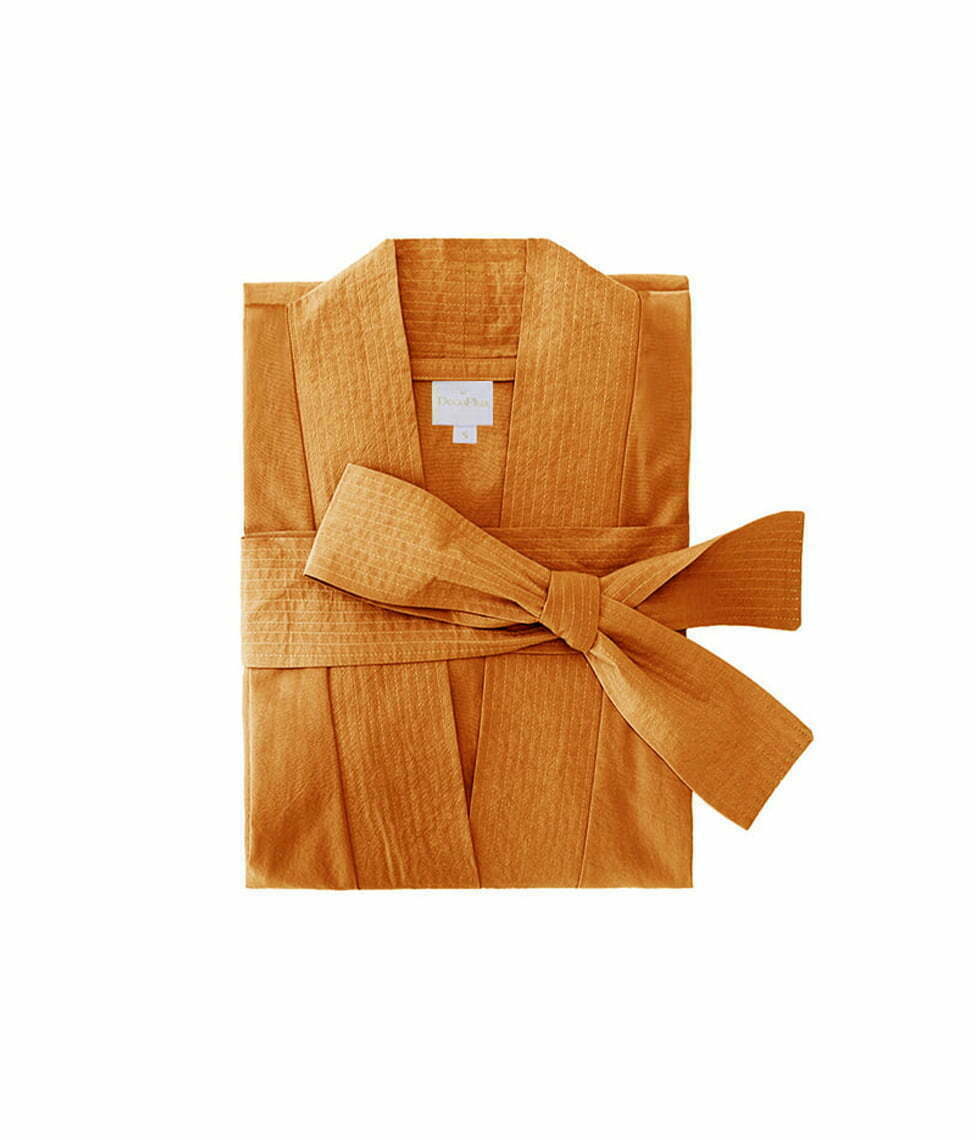 Perkelio chalatas Kimono Casual Ochra (ochros)