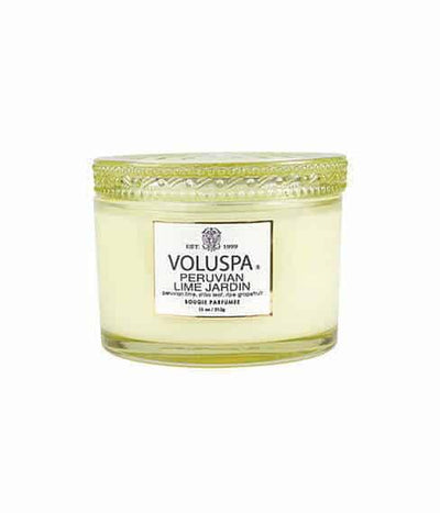 Voluspa žvakė stikle Peruvian Lime Jardin Boxed