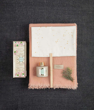 Soft Wool Merino vilnos pledas Rose Quartz, 2 nuotrauka