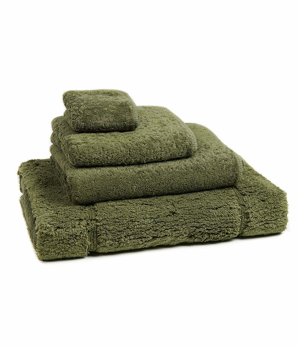 Vonios rankšluostis Plain Soft Moss (samanų), 6 nuotrauka