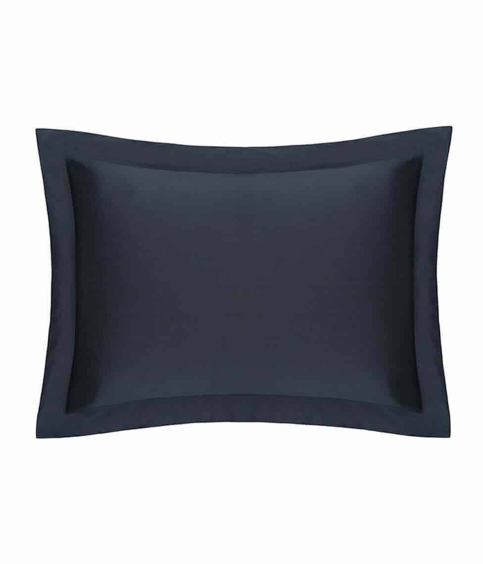 Satino pagalvės užvalkalas Solid Anthracite (antracito)