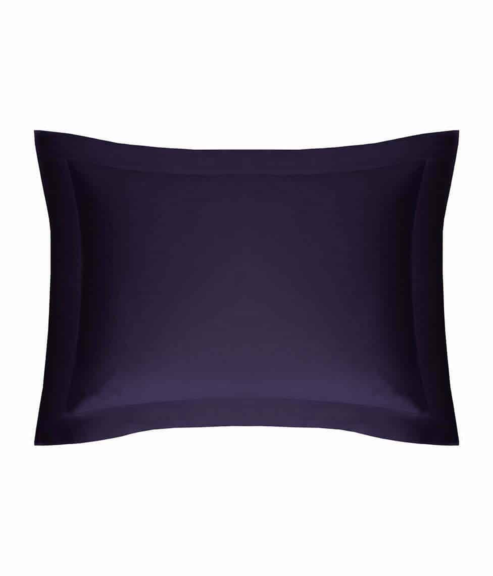 Satino pagalvės užvalkalas Solid Indigo