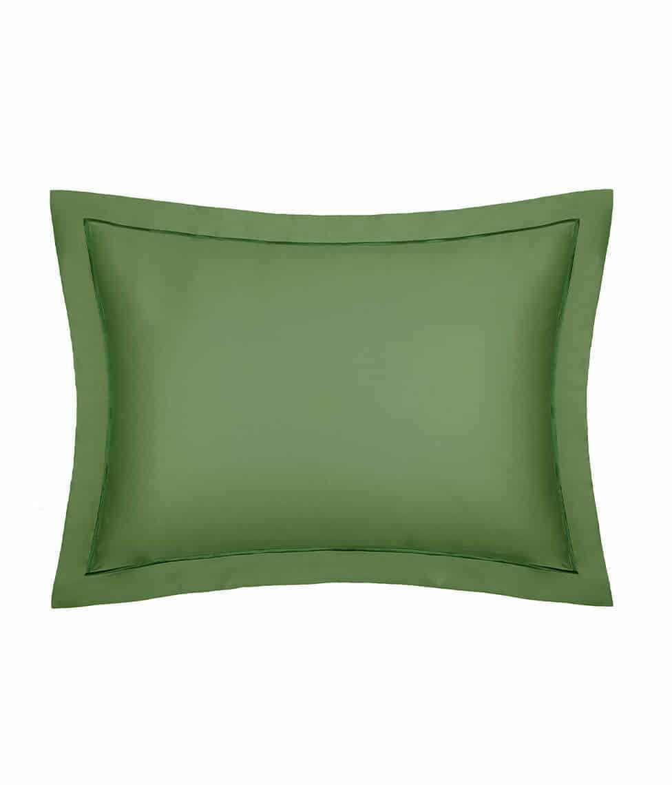 Satino pagalvės užvalkalas Olive Green (žalia)