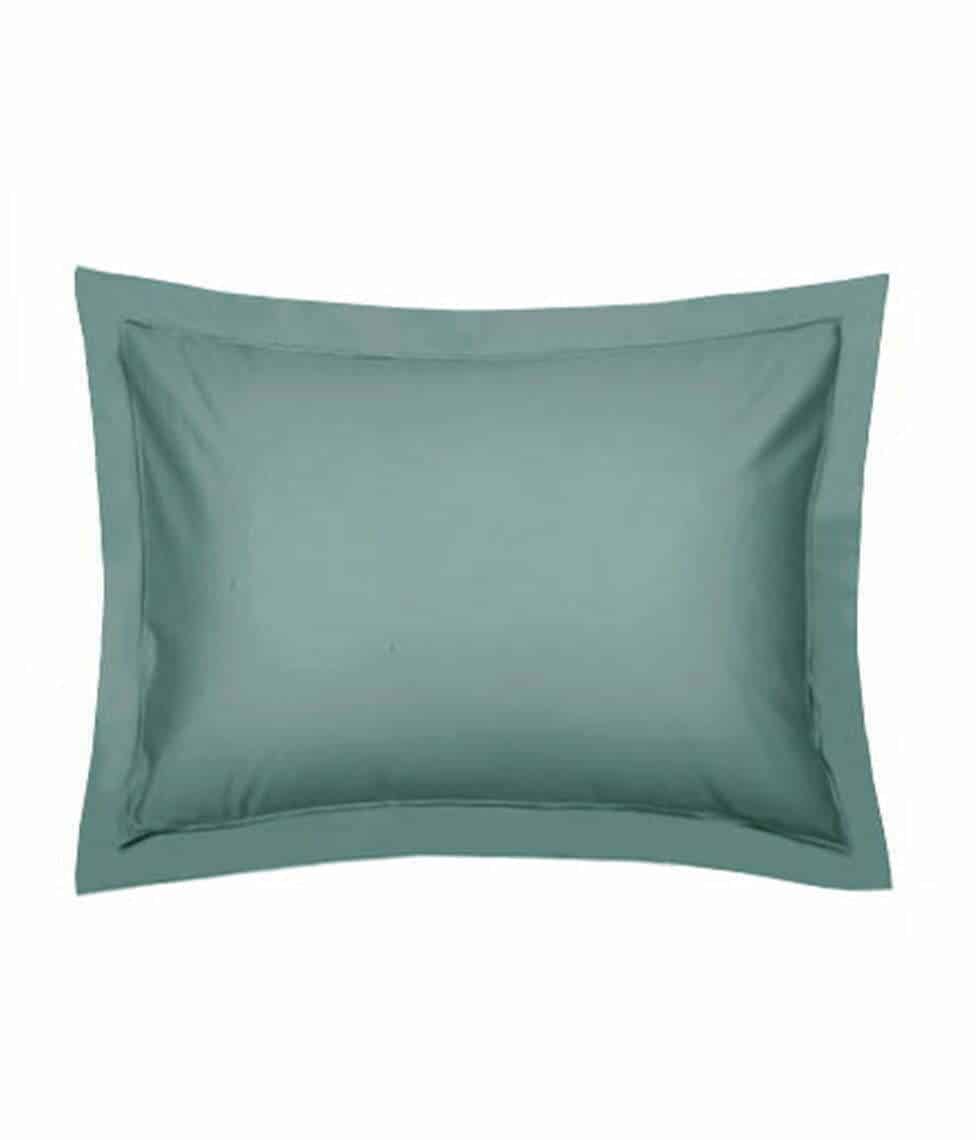 Satino pagalvės užvalkalas Solid Emerald (žalia)