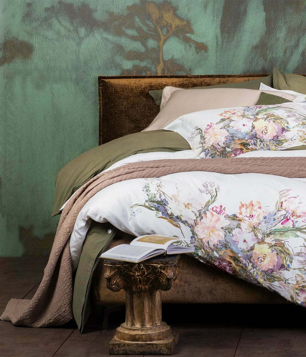 Satino patalynės komplektas Floral Sense by Kmieliauskaitė (marga), 3 nuotrauka