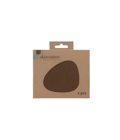 Padėkliukų rinkinys (6vnt.) Skinnatur Cognac 13x11cm (ruda), 2 nuotrauka