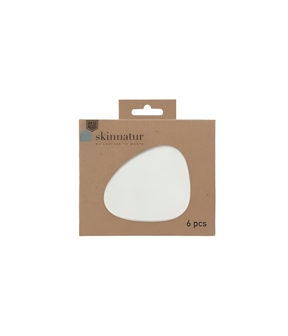 Padėkliukų rinkinys (6vnt.) Skinnatur Simply White 13x11cm (balta), 2 nuotrauka