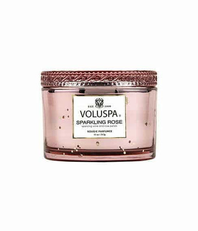Voluspa žvakė stikle Sparkling Rose Boxed