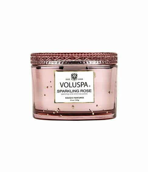 Voluspa žvakė stikle Sparkling Rose Boxed