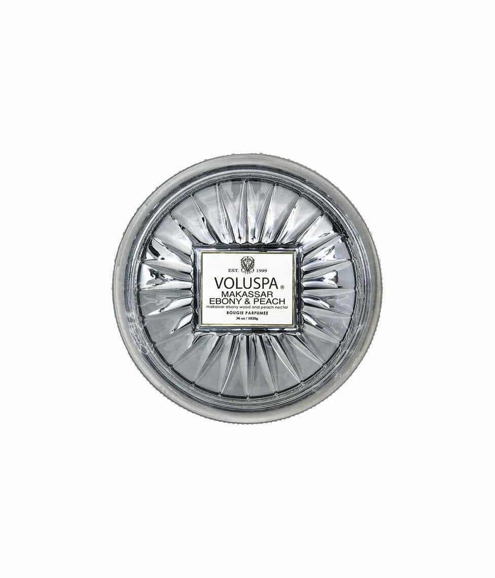 Voluspa Grande žvakė Makassar Ebony & Peach, 2 nuotrauka