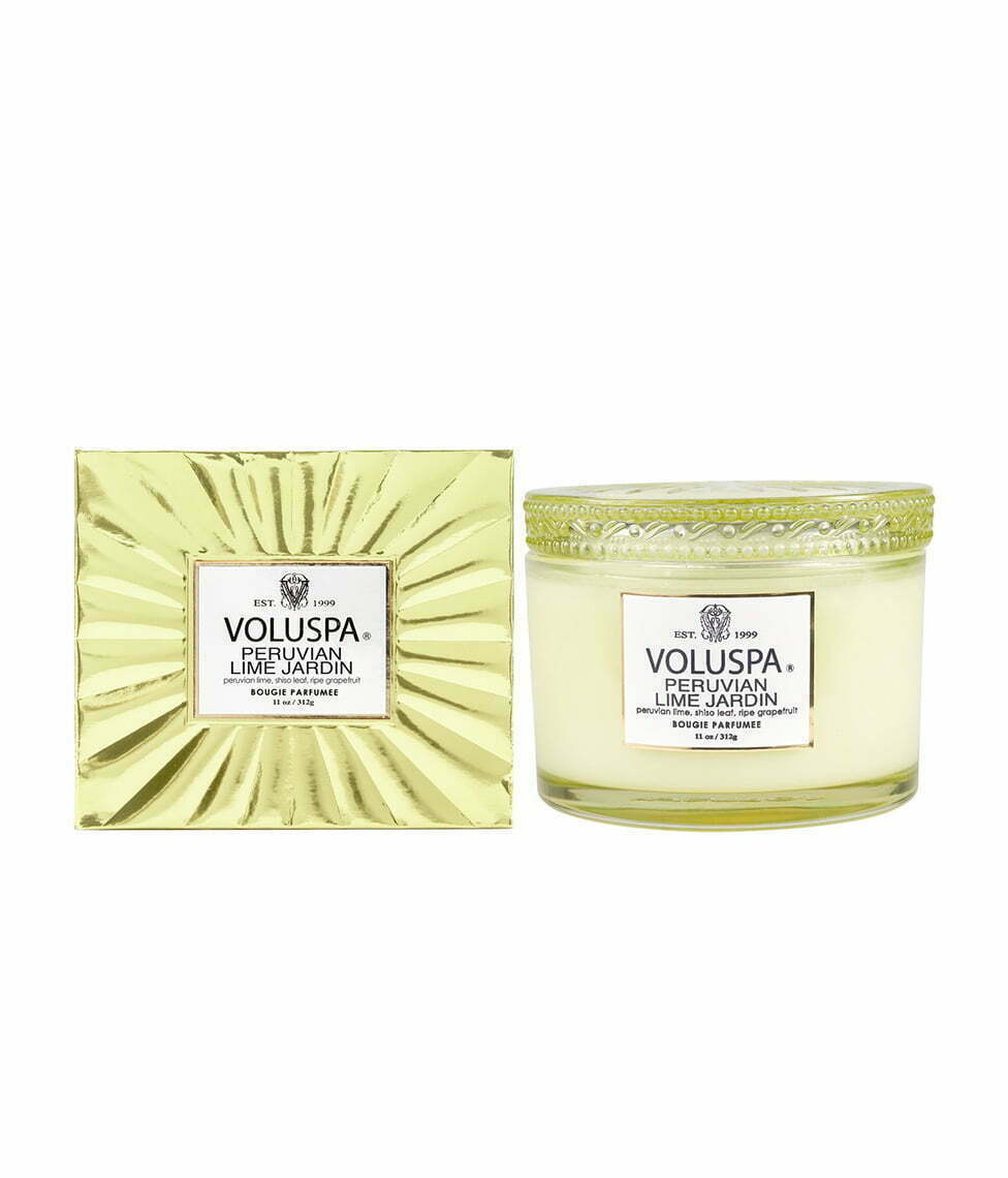 Voluspa žvakė Vermeil Peruvian Lime Jardin