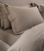 Sateen Pillow Case Grey Cliff
