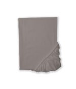 Sateen fitted sheet Almond