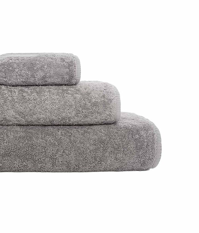 Bath towel Plain Soft Anthracite - Image 2