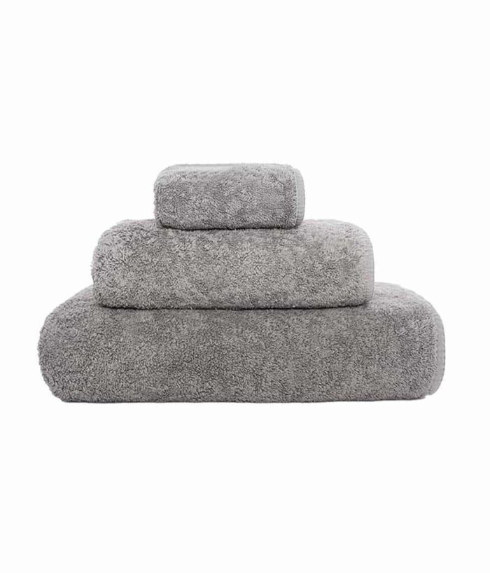 Bath towel Plain Soft Anthracite - Image 5