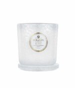 Voluspa didelė žvakė Suede Blanc