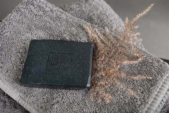 Bath towel Plain Soft Anthracite - Image 4