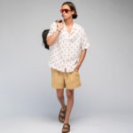 Linen shirt Airplane - Agnė Kišonaitė (Unisex)