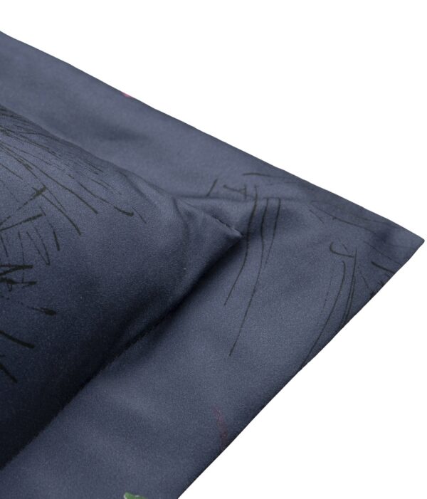 Blossom dark blue Pillow-3
