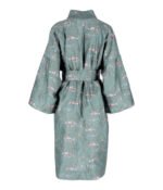 Sateen kimono bathrobe with a bag Dreamy Ocean - Image 2