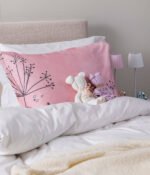 Vaikiškas satino patalynės komplektas DF Teddy Rose