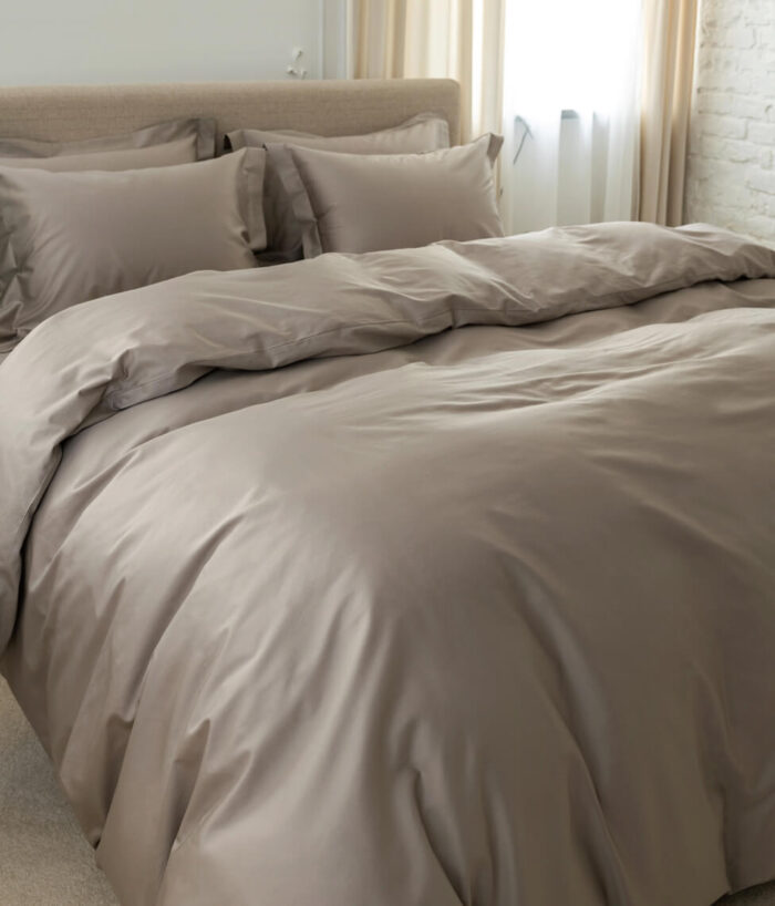 Komplet pościeli satynowej Almond - Image 3