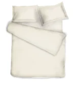 Satino patalynės komplektas Solid Antique White - Image 5