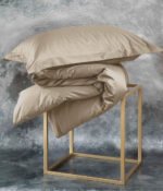 Sateen bed linen set Solid Sand - Image 2