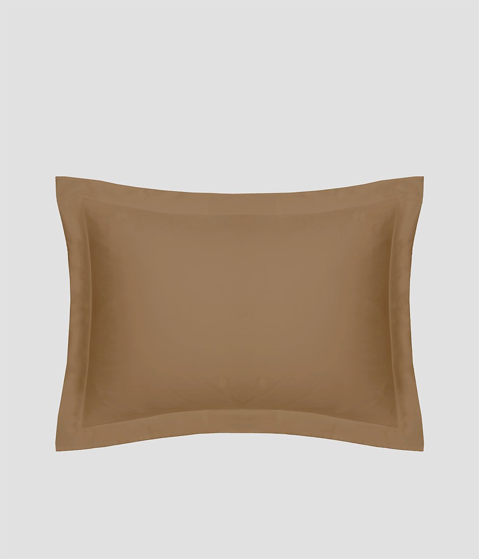 Pagalve 50x70+5 Satino patalynės komplektas Solid Toffee - Image 3