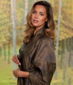 Satino chalatas kimono Mirage Gold - Image 3