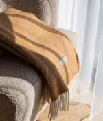 Vilnonis pledas Twist Toffee, 130x190cm - Image 5