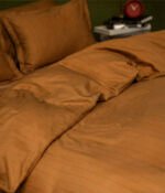 Satino patalynės komplektas Stripe In Line Cinnamon - Image 4