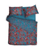 Satino patalynės komplektas Rainbow Blue & Diagonal Blue - Image 6