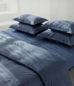 Satino patalynės komplektas Stripe In Line Indigo - Image 3