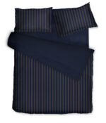 Satino patalynės komplektas Etno Baltic & Stripe In Line Dark Blue - Image 8