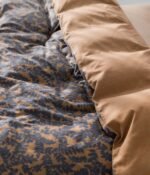 Satino patalynės komplektas Jaquard Cinnamon & Stripe In Line Cinnamon - Image 4