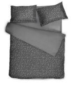 Satino patalynės komplektas Jaquard Grey & Stripe In Line Grey - Image 6