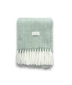 Vilnonis pledas Twist Moss, 130x190cm