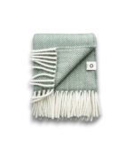 Vilnonis pledas Twist Moss, 130x190cm - Image 2