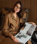 Pižama (marškiniai+kelnės) Stripe In Line Cinnamon - Image 3