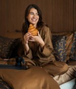 Pižama (marškiniai+kelnės) Stripe In Line Cinnamon - Image 10