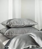 Satino pagalvės užvalkalas Stripe In Line Grey