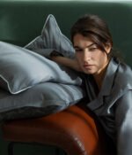 Satino pagalvės užvalkalas Stripe In Line Grey - Image 2