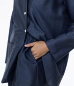 Pižama (marškiniai+kelnės) Stripe In Line Indigo - Image 5