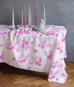 Lininė staltiesė Pine Cyclamen - Image 2
