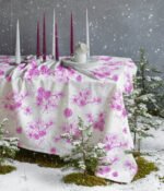 Lininė staltiesė Pine Cyclamen - Image 5