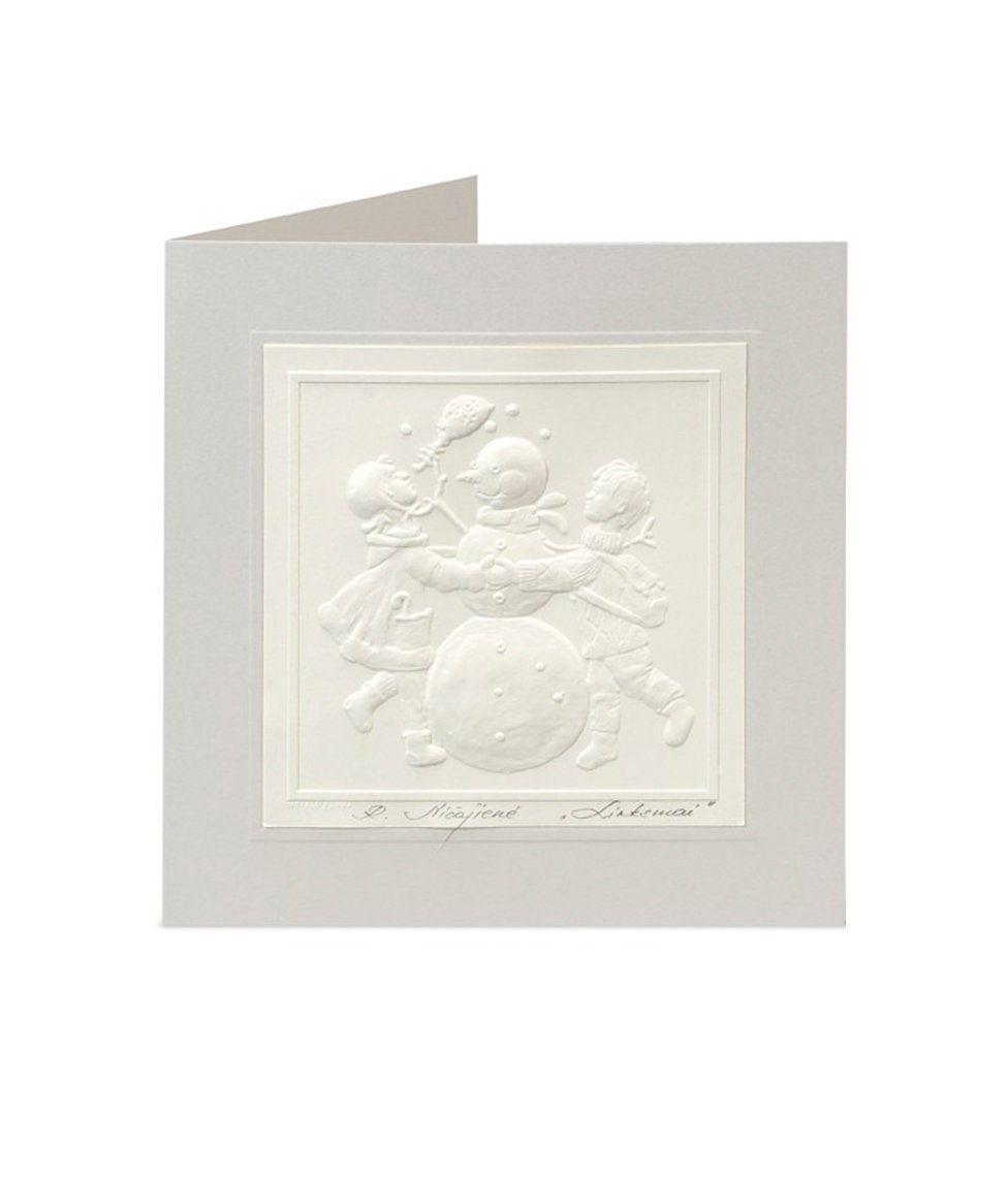 kaledinis-atvirukas-linksmai Atvirukas "Linksmai" - Image 1