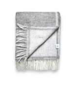 Vilnonis pledas Natural Grey 130x170cm - Image 2